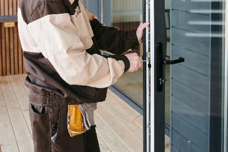 Cleaning And Polishing Glass Door Installation in Lombard, IL