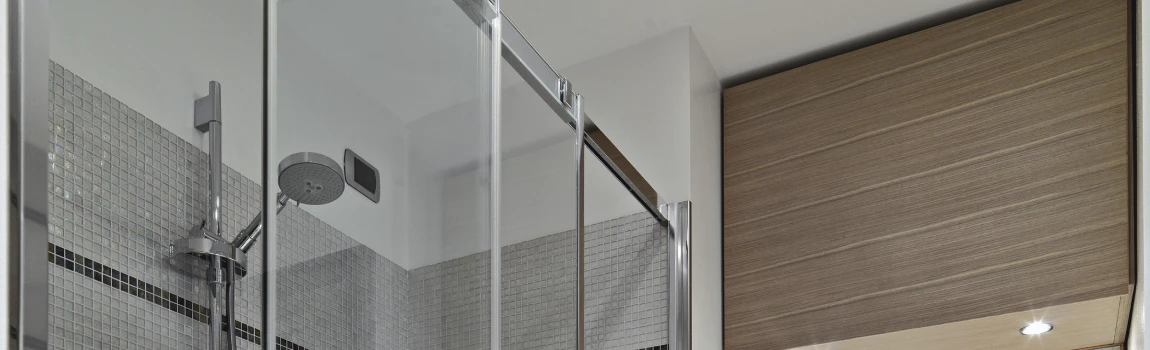 Frosted Glass Shower Doors in Lombard, Illinois